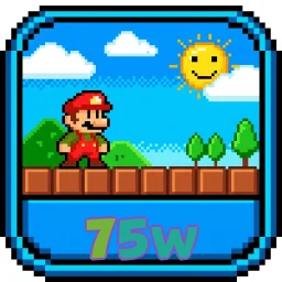 75w